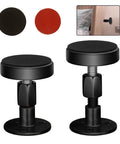 Black Adjustable Bed Frame Stabilizers With No Sweat Mounts For Quiet Sleep And Wall Protection That Squash Creaky Noise For A Chill Room Vibe And Totally Stress Free Sleeping Every Night, detailed view of adjustable stabilizers.