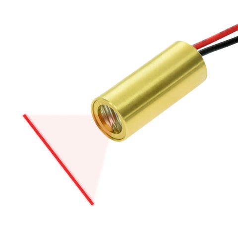 Red Laser Line Generator Module VLM-650-28 LPT For Short Range Alignment And 3D Scanning Budget Friendly Economical 645-665 Nm Line With 0.3-1.8 M Working Distance For Quick Precise Projects