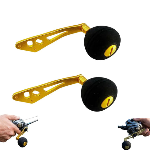 Sweet Fishing Reel Handle Replacement Kit With Comfortable Eva Grip Knob And Rocking Arm Universal Fit For Spinning Reels Perfect Upgrade For Fish Lovers Who Want A Tighter And Smoother Cast Every Single Time. 103mm EVA handle