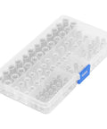 Rivet Nut Kit 100 Pcs Flat Head Aluminum Rivet Nuts Inserts M4 M5 M6 M8 For Metal Panels Auto Marine Electrical DIY Projects