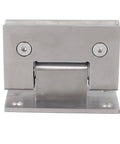 Tough Double Open Shower Door Hinge Stainless Steel Brushed Finish for Bathroom Cabinet and Showcase with smooth pivot mechanism.