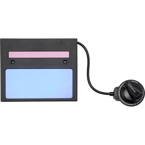 No Rules No Limits Auto Darkening Welding Helmet With Grind Mode And Shade 7 To 13 lens panel and control dial