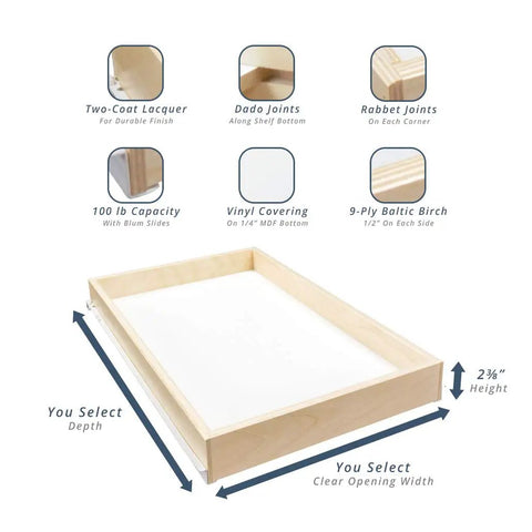Brown Sliding Pull Out Cabinet Organizer With Hassle Free Base Install And Smooth Glide Tracks Perfect For Pantry Drawers Or Bathroom Vanity Storage Delivering A Just Right Custom Fit That Seriously Levels Up Your Space with detailed construction specs