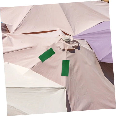 Heavy Duty RV Repair Tape For Awnings Canopies Tarp Sail Tent Trampoline Quick Fix Rainproof Flexible Self Adhesive Repair Tape Waterproof Industrial Strength For Long Lasting Repairs And Quick Fixes shown installed on a canopy.