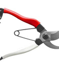Bypass Pruners 103 General Purpose Medium With Non Slip Vinyl Handle, Japanese Made Steel Blades, High Grade Blade Steel, Lightweight 8.1 Oz, Fits Fruit Trees, Silver Red Finish, One Pack.