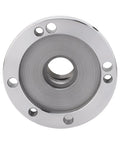 Heavy Duty Collet Fixture 3.94 Inch Dia For Carbon Steel Lathe Mill Router showing the front view with central opening and mounting holes.