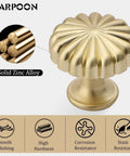 Smooth polished 10 Pack Retro Vintage Round Cabinet Knobs 1.1 Inch Diameter Champagne Bronze Zinc Alloy Hardware For Kitchen Cabinets Drawers Wardrobe Bar Cabinets With Easy Grip And Durable Finish