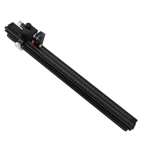 Rock Solid Miter Gauge For Table Saw With 18.9 Inch Durable Aluminum Alloy Build And Dual Measurement Scale, black precision tool.