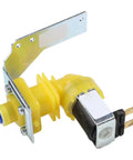 Water Inlet Solenoid Valve 220 240V Pro Grade Replacement For Industrial Ice Makers With ABS Yellow Enhanced Hose Connector