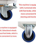 No Sweat Heavy Duty Industrial Portable Air Conditioner 28900 BTU 3.15KW 220V Turbo Fan Workshop Spot Cooler wheel details.
