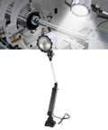 24W LED Machine Work Light With 360 Degree Adjustable Head, Rugged Aluminum Alloy Body, illuminating CNC lathe