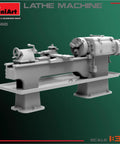 One Thirty Five Scale Lathe Machine Model Kit For Collectors Unpainted And Highly Detailed Build Ready Dope Hands On Hobby Tooling