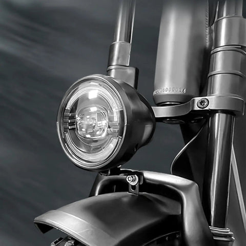 Front Headlight For E Bike With 2 Pin Male Waterproof Connector High Bright Led Bulb For Fat Tire Mountain Bikes 6 To 60V