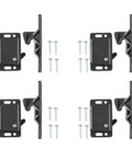 Up Your Game With These Heavy Duty Universal RV Drawer Latches And Push Catches That Slam Shut Hard To Save Your Boat Or Home Cabinets From Banging Doors And Break Free From Worn Out Locks Today. Four pack of heavy duty RV drawer latches with screws.