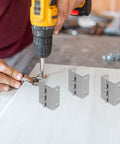Installation of Stainless Steel Folding Butt Cabinet Hinges With Silent Operation And Adjustable Functionality 4 Pack 180 Degree Swing