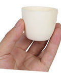 Graphite Lab Crucibles For Casting And Refining, Heavy Duty Reusable Crucibles For Copper And Metal Smelting, Aluminum Oxide White