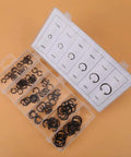100Pcs Black C Clips Snap Circlip Assortment Kit For Internal External Lock Retaining Rings 11mm To 21mm in box open