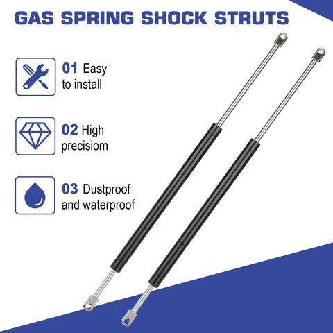Tough As Nails Heavy Duty 24 Inch Gas Spring Shock Struts Pair with features like dustproof and waterproof material.