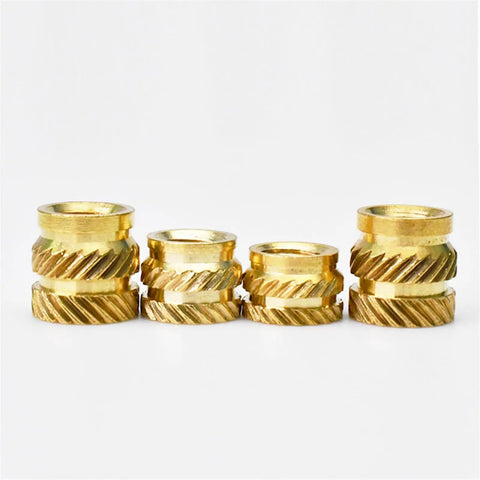 Heavy Duty M3 Brass Threaded Inserts Knurled Heat Set Nuts 250 Pack Shop Tested For Dense Plastic Resin 3D Prints And Injection Mold Fixtures Tough As Nails Quick Install
