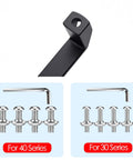 Heavy Duty Aluminum Alloy Handle Kit Includes M6 M8 Screws And Hex Keys 3030 4040 T Slot CNC handle, 30/40 series
