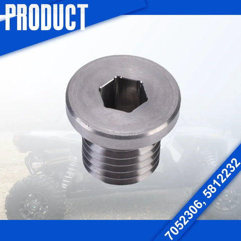 Must Have Oil Drain Plug And Washer Kit For Polaris Ranger XP 1000 900 800 700 570 General Fits All Models From 2013 To 2025 Without Diesel Engine Problems Super Secure Gasket Seal steel oil drain plug