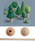 Set Of Twenty Five Sturdy Wooden Dowel Rods And Matched Caps Perfect For Sweet Cake Support And Nifty Seasonal Projects With Quarter Inch Diameter By Twelve Inch Length Built Tough For Every Creative Squad, featuring wooden dowels and caps.