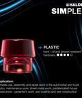 Plastic insert for Beefy Soft-Faced Mallet With Dual Inserts Rubber Medium Hard Odorless Low-Wear And Oil-Resistant Plastic Hard Cast Iron Housing