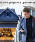 WiFi Garage Door Opener Remote With Alexa Google Assistant And Siri Open And Close From Anywhere On The Go On iPhone Or Android 2 4GHz WiFi Only No Hub Needed Easy Setup And Remote Access image