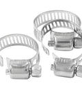 Heavy Duty 20 Pack 304 Stainless Steel Hose Clamps Three Eighths To Five Eighths Inch Universal Worm Gear Pipe Clamps