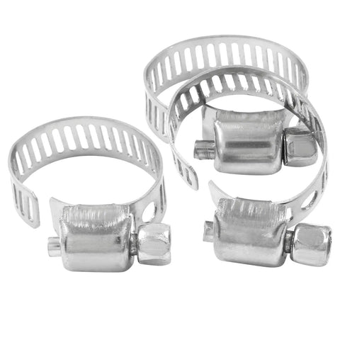 Heavy Duty 20 Pack 304 Stainless Steel Hose Clamps Three Eighths To Five Eighths Inch Universal Worm Gear Pipe Clamps