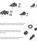 1220 Piece M2 M3 M4 M5 Hex Socket Head Cap Bolts Set With Nuts Washers Screws And Hex Wrenches In Twelve Point Nine Grade Alloy Steel Heavy Duty Kit