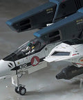 Close-up of Macross One Seventy Two Valkyrie Weapon Set For Plastic Model Kit Compatible Armament Accessories on VF-1 model.