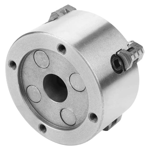 K72-100 Four Jaw Lathe Chuck For Manual Metal Turning, Independent Reversible Workhorse with 100mm Diameter and 25mm Bore