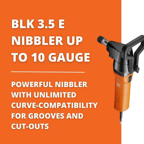 Pro Grade Nibbler For Curves And Cutouts 10 Gauge Steel Cutting Tool With 1700W Power And QuickIn System Rotatable Head