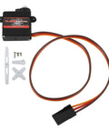 Pro Level High Torsion Digital RC Servo Motor With Top Tier Metal Gears, compact design, includes mounting hardware and cables.