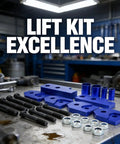 2 Inch ATV Lift Kit For 450 660 700 With Blue Aluminum And Steel Construction CNC Machined Aircraft Grade Strength