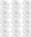 Replacement Vacuum Filter For Sweep Vac Floor Cleaner Model 370000617 Replaces Part 99196 Pack Of 12 in white material