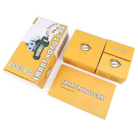 R3 Smart Robot Car Kit V4 For Arduino Hands On STEM Education Bundle For Kids And Teens Coding Toys Age 8 9 10 11 12 Box