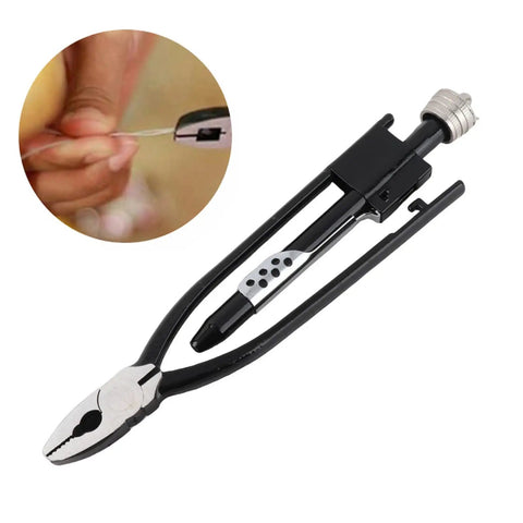 Pro Grade Wire Twisting Pliers For Lock Wiring And Securing Bolts Workhorse Tool with tapered jaws and wire twisting insert 27cm