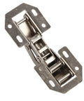 Easy Install Folded Type Cabinet Door Hinges No Drill Needed Self Aligning Adjustable Rustproof Cold Rolled Steel close-up view