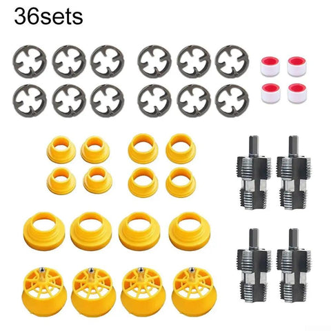 Workhorse Alloy Steel Pipe Threader For Internal Or External Cuts Fits Pvc Ppr Mpp Pipes Electric Drill Compatible No Nonsense Plumbing Kit parts and accessories.