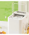 Top Notch Countertop Ice Maker Chills Out Daily With Twenty Six Pounds Of Crisp Cubes Includes Free Scoop Storage Bin for home use.
