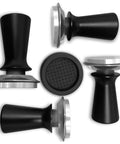 51mm Espresso Tamper Pro Grade Stainless Steel With Flat Base And Spring Loaded Mechanism Ergonomic Handle multiple views