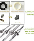 High Precision SFU2005 Ballscrew RM 2005 For CNC Machines Featuring A Smooth Linear Motion, End Machined Design Measuring 250mm Long With Durable Build And Perfect Fit For Industrial Automation Needs.