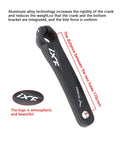 32T Aluminum MTB Crankset 170mm With 104 BCD Narrow Wide Chainring Bolts Included 74mm Mounting Hole Spacing CNC Round Chainring For Single Speed Mountain Bike Dope Upgrade with IXF logo and 170mm spacing shown.