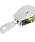 6 Pack 4 Inch Heavy Duty Single Pulley Block Swivel Roller Made From Solid Iron Zinc Plated For 3 8 Inch Cable Wire Rope With Corrosion Resistance