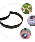 Crescent Moon Patio Molds Set For DIY Walkways, 3 Pcs Concrete Stepping Stone Molds For Garden Paths in ABS plastic