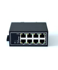 8 Port Gigabit Industrial Ethernet Switch Unmanaged No Frills Plug And Play With DIN Rail And Wall Mount UL Listed - front view