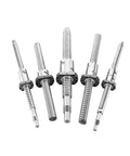 Stainless Steel Ball Screw SFK0802 With Single Ball Nut For CNC Parts 100mm Size, multiple sizes displayed