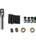 High Impact Billet Aluminum Blue Short Throw Quick Shifter For 83-04 Ford Mustang And Thunderbird T5 T45 Manual hardware kit with bolts and nuts